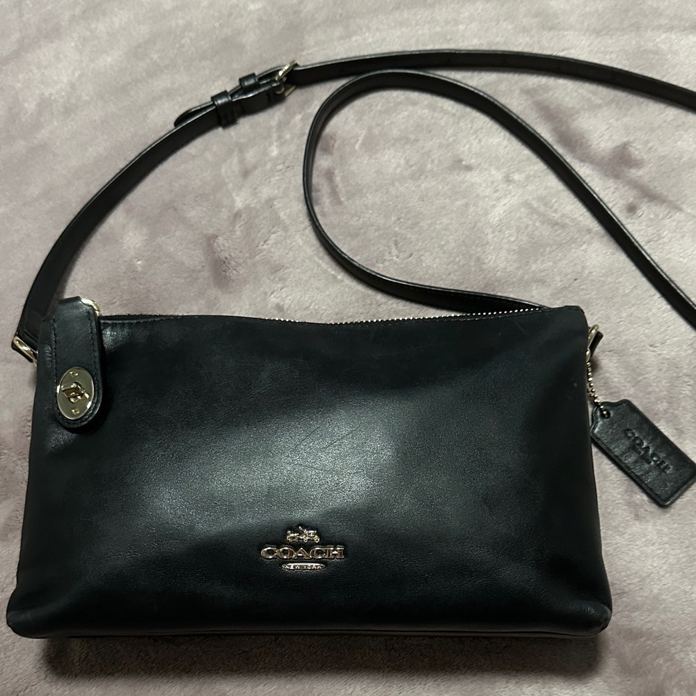 Coach double zipper Crossbody Bag